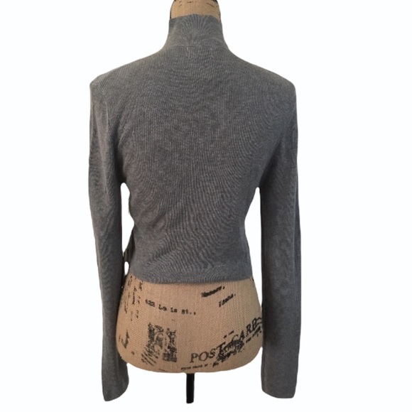 Forever 21 Wool Blend Heather Gray Turtleneck - Picture 2 of 4